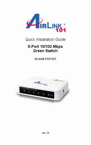 Airlink101 Switch ASW305-page_pdf